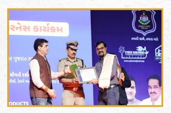 Honored as the Brand Ambassador for Cyber Safe Surat