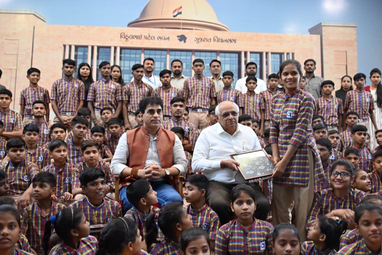 Vatsalayadam students visited the Gujarat Legislative Assembly